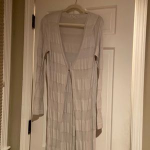 Cabi long cardigan/open top